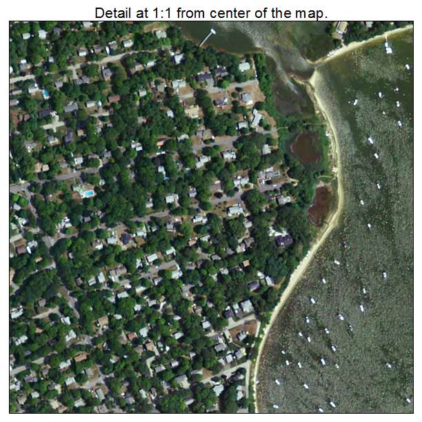 Teaticket, Massachusetts aerial imagery detail