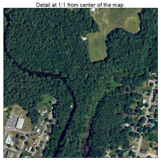 Townsend, Massachusetts aerial imagery detail