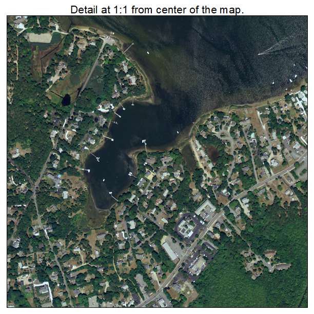 West Dennis, Massachusetts aerial imagery detail