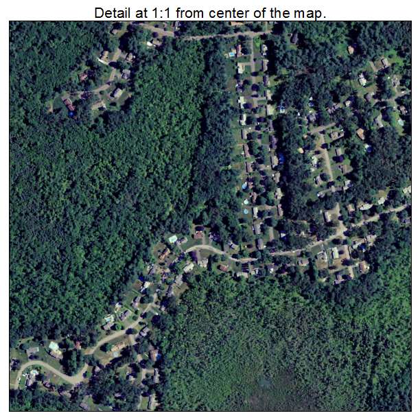 Wilbraham, Massachusetts aerial imagery detail