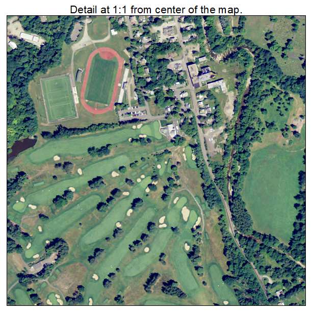 Williamstown, Massachusetts aerial imagery detail