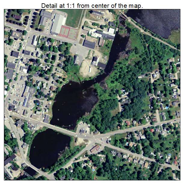 Winchendon, Massachusetts aerial imagery detail