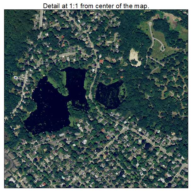 Winchester, Massachusetts aerial imagery detail