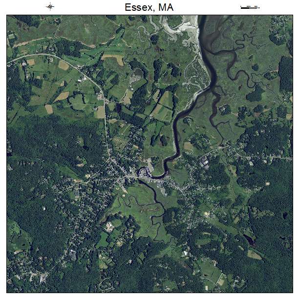 Essex, MA air photo map