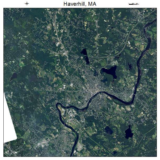 Haverhill, MA air photo map