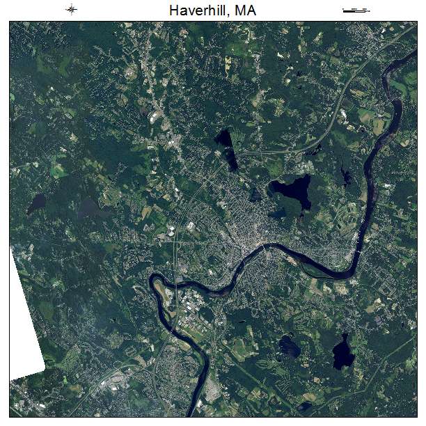 Aerial Photography Map of Hanson, MA Massachusetts