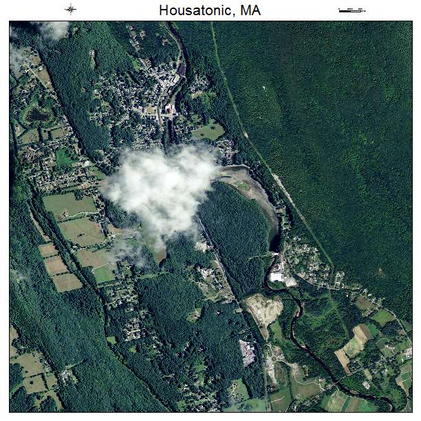 Housatonic, MA air photo map