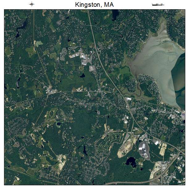 Kingston, MA air photo map
