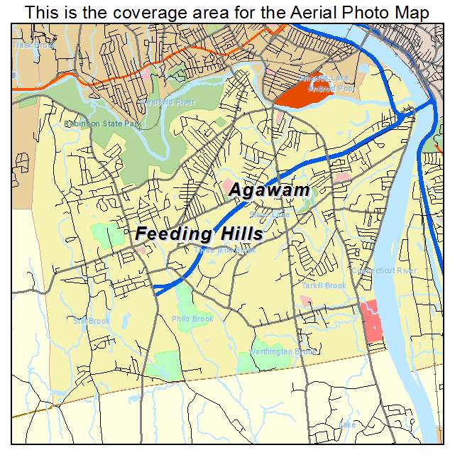 Agawam, MA location map 