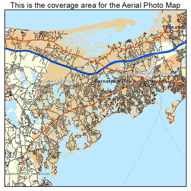 Barnstable Town, MA location map 