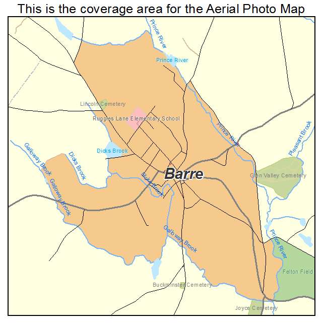 Barre, MA location map 