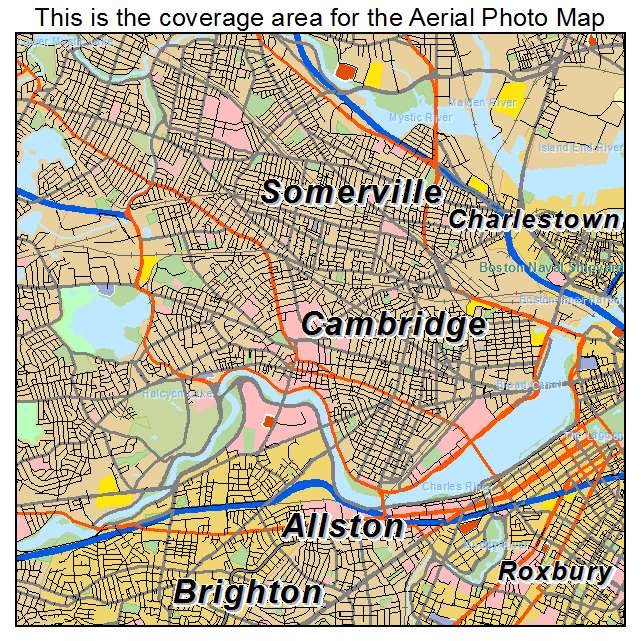 Cambridge, MA location map 