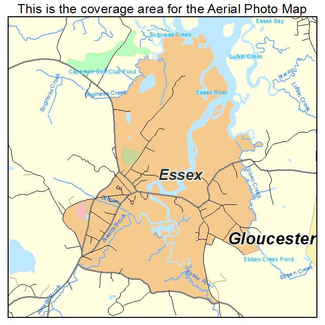 Essex, MA location map 