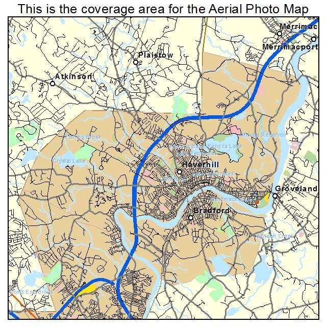 Haverhill, MA location map 