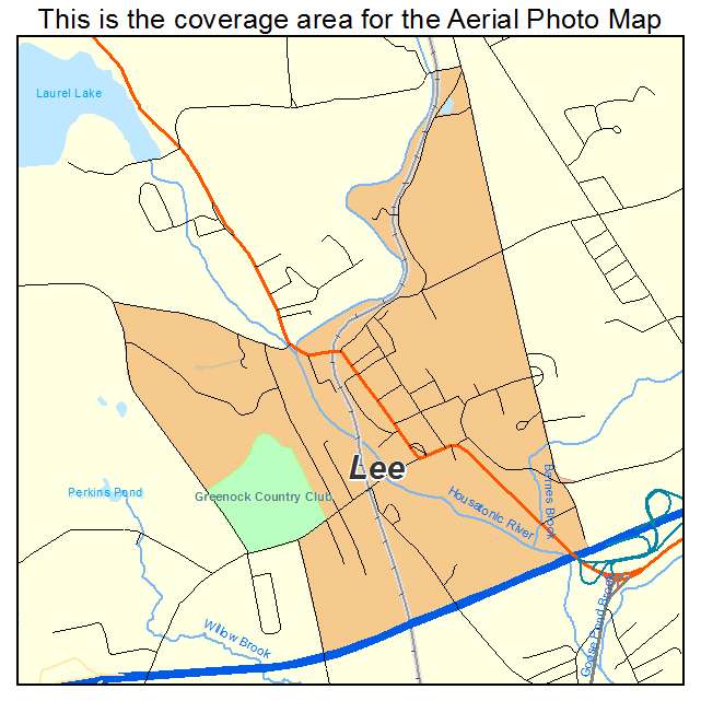 Lee, MA location map 