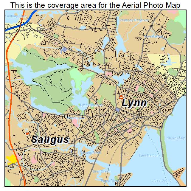 Lynn, MA location map 