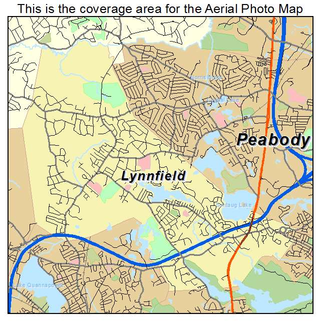 Lynnfield, MA location map 