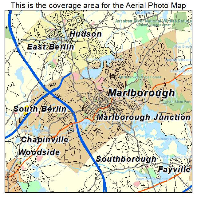 Marlborough, MA location map 
