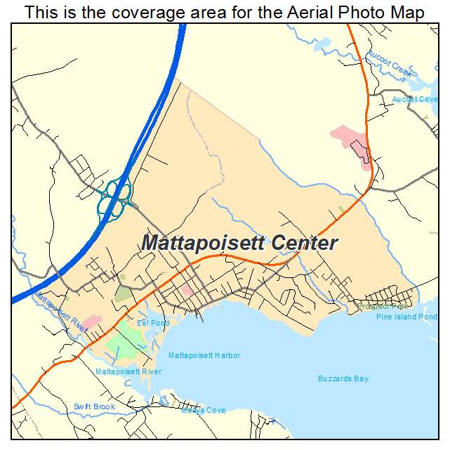 Mattapoisett Center, MA location map 