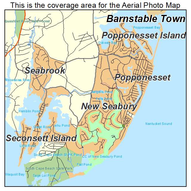 New Seabury, MA location map 