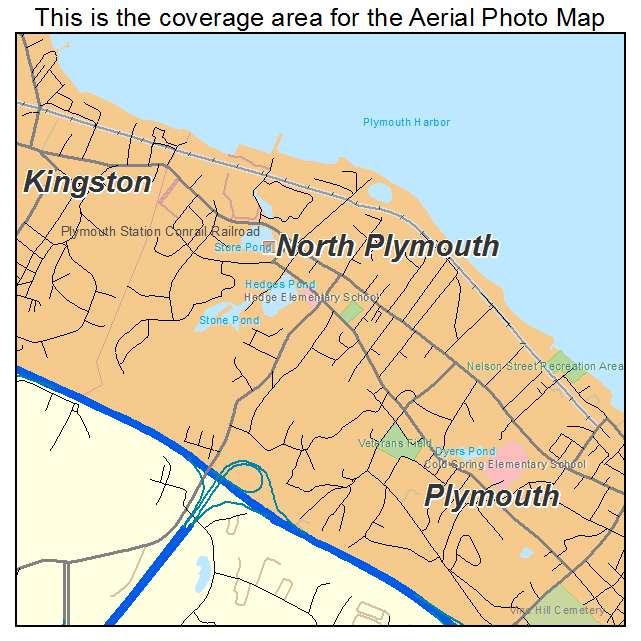 North Plymouth, MA location map 