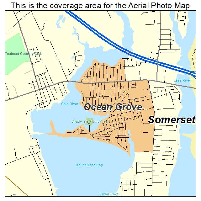 Ocean Grove, MA location map 