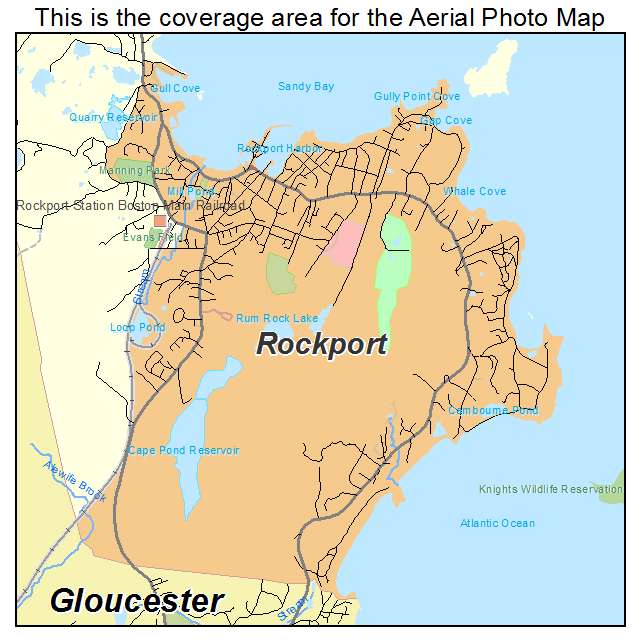 Rockport, MA location map 