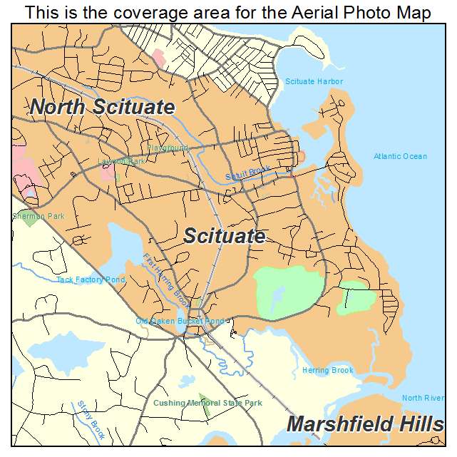 Scituate, MA location map 