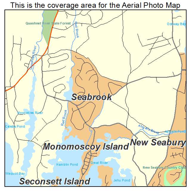 Seabrook, MA location map 