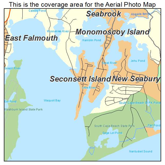 Seconsett Island, MA location map 