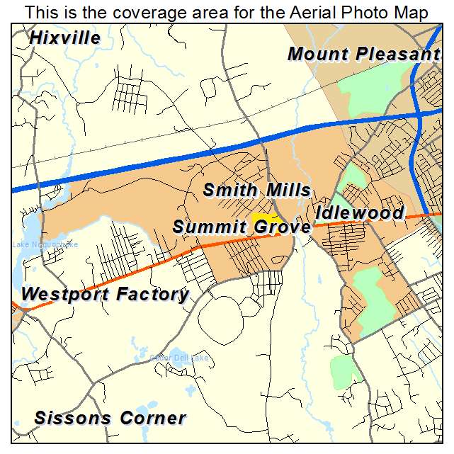 Smith Mills, MA location map 