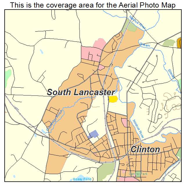 South Lancaster, MA location map 