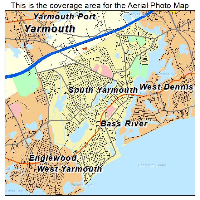 South Yarmouth, MA location map 