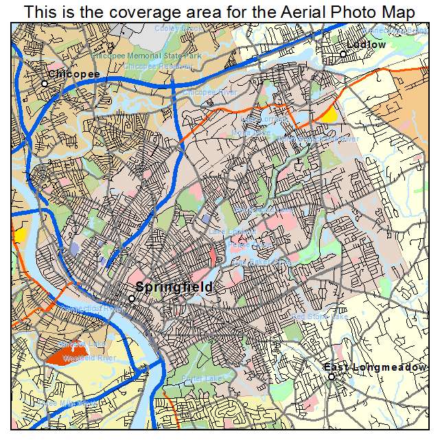 Springfield, MA location map 