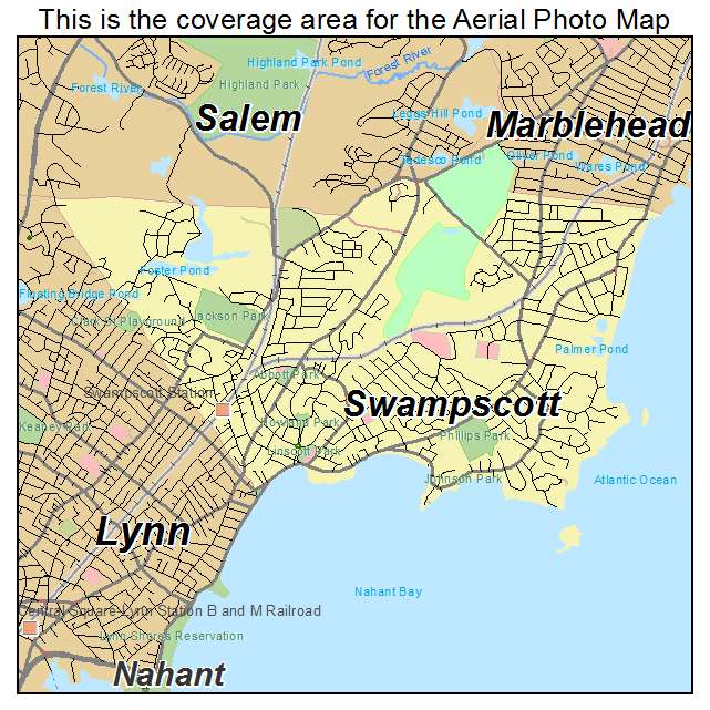 Swampscott, MA location map 
