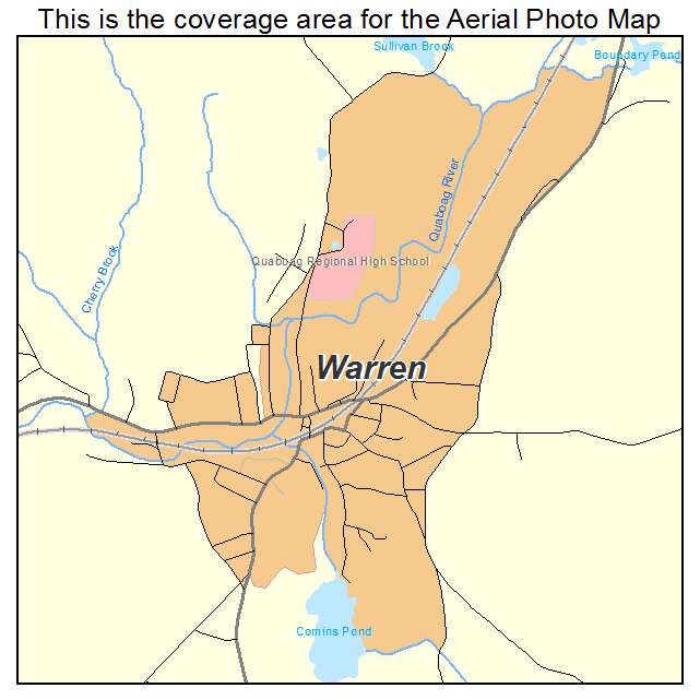 Warren, MA location map 