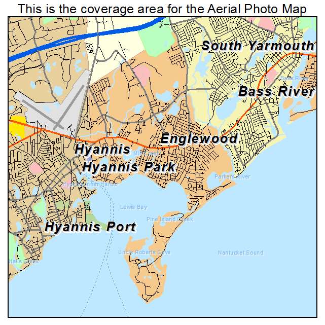 West Yarmouth, MA location map 