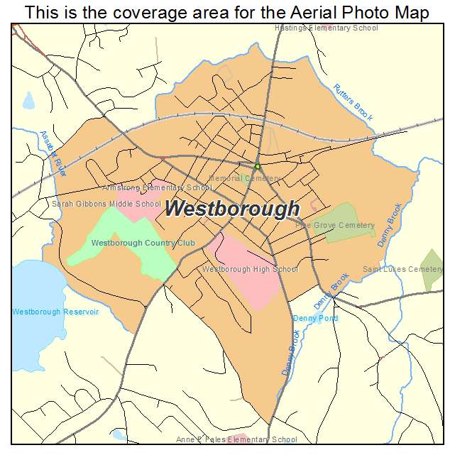 Westborough, MA location map 