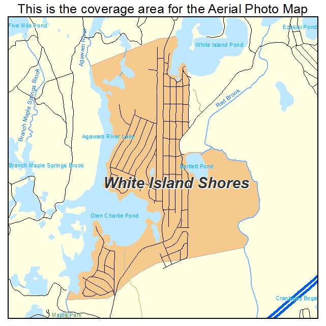 White Island Shores, MA location map 