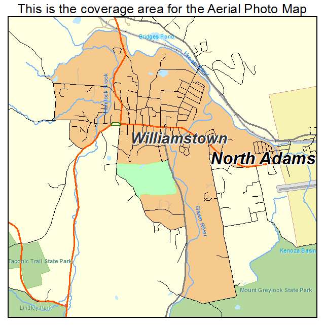 Williamstown, MA location map 