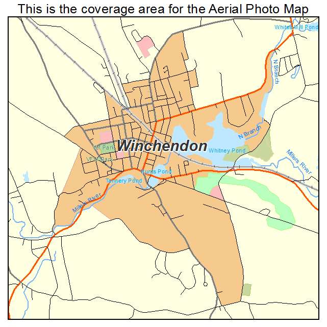 Winchendon, MA location map 