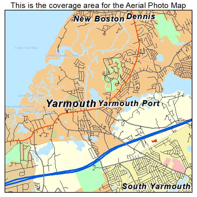 Yarmouth Port, MA location map 