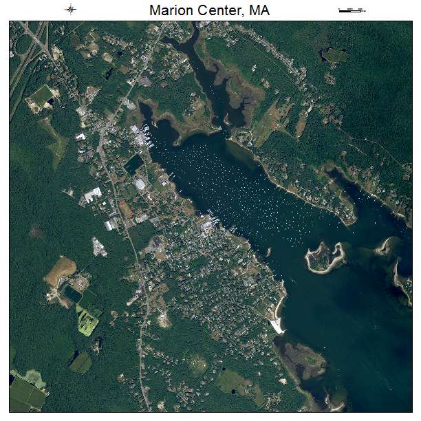 Marion Center, MA air photo map