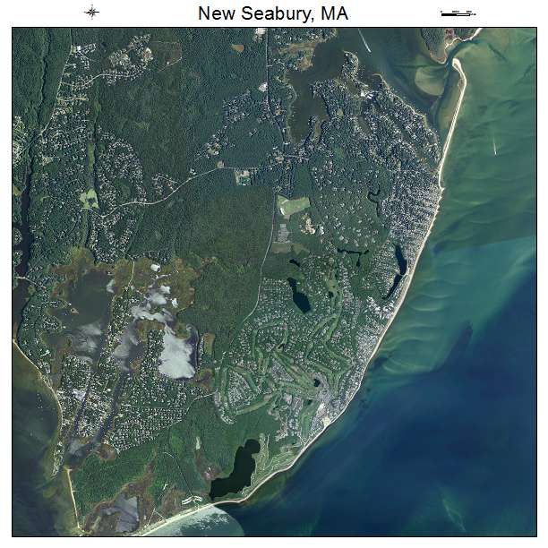New Seabury, MA air photo map