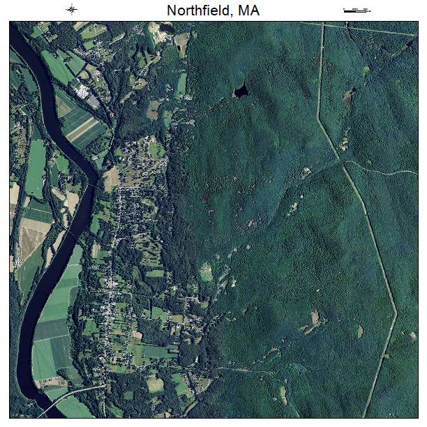 Northfield, MA air photo map
