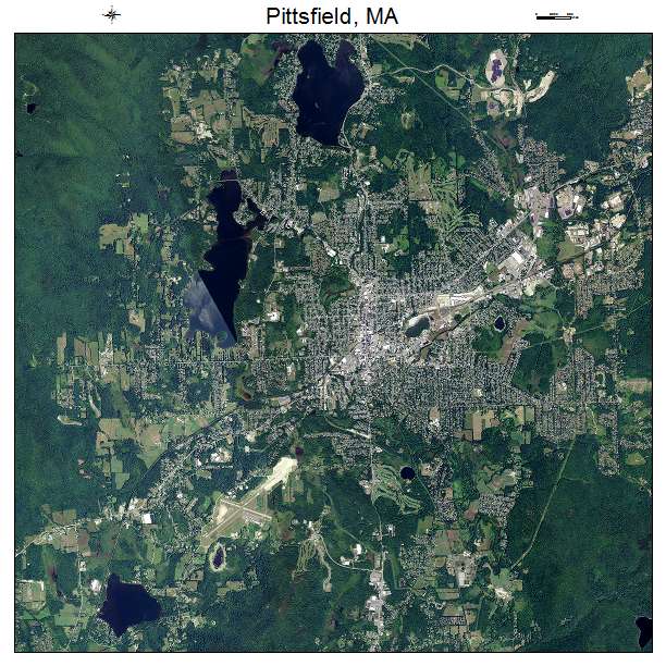 Pittsfield, MA air photo map