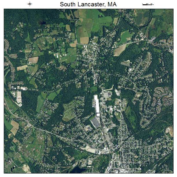 South Lancaster, MA air photo map