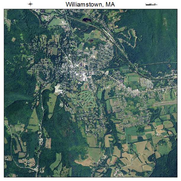 Williamstown, MA air photo map