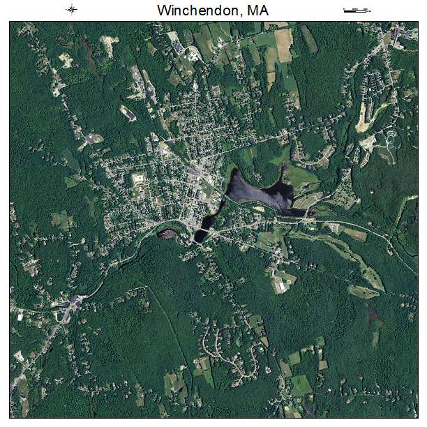 Winchendon, MA air photo map