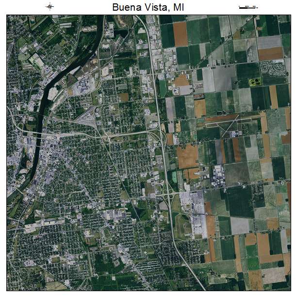 Buena Vista, MI air photo map